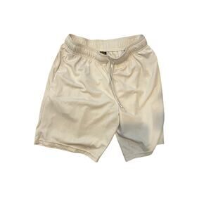 Athletic Works White Training Shorts Mens M (32-34)